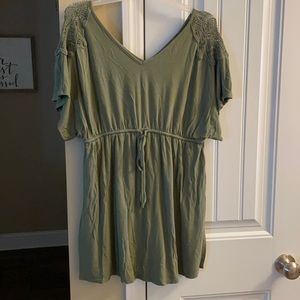 Maternity crochet top